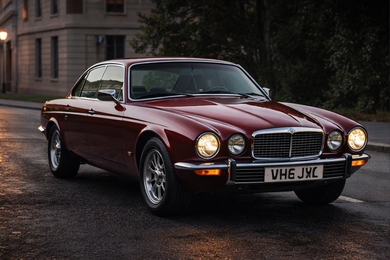 1970 klasik Jaguar XJ klasik otomobil